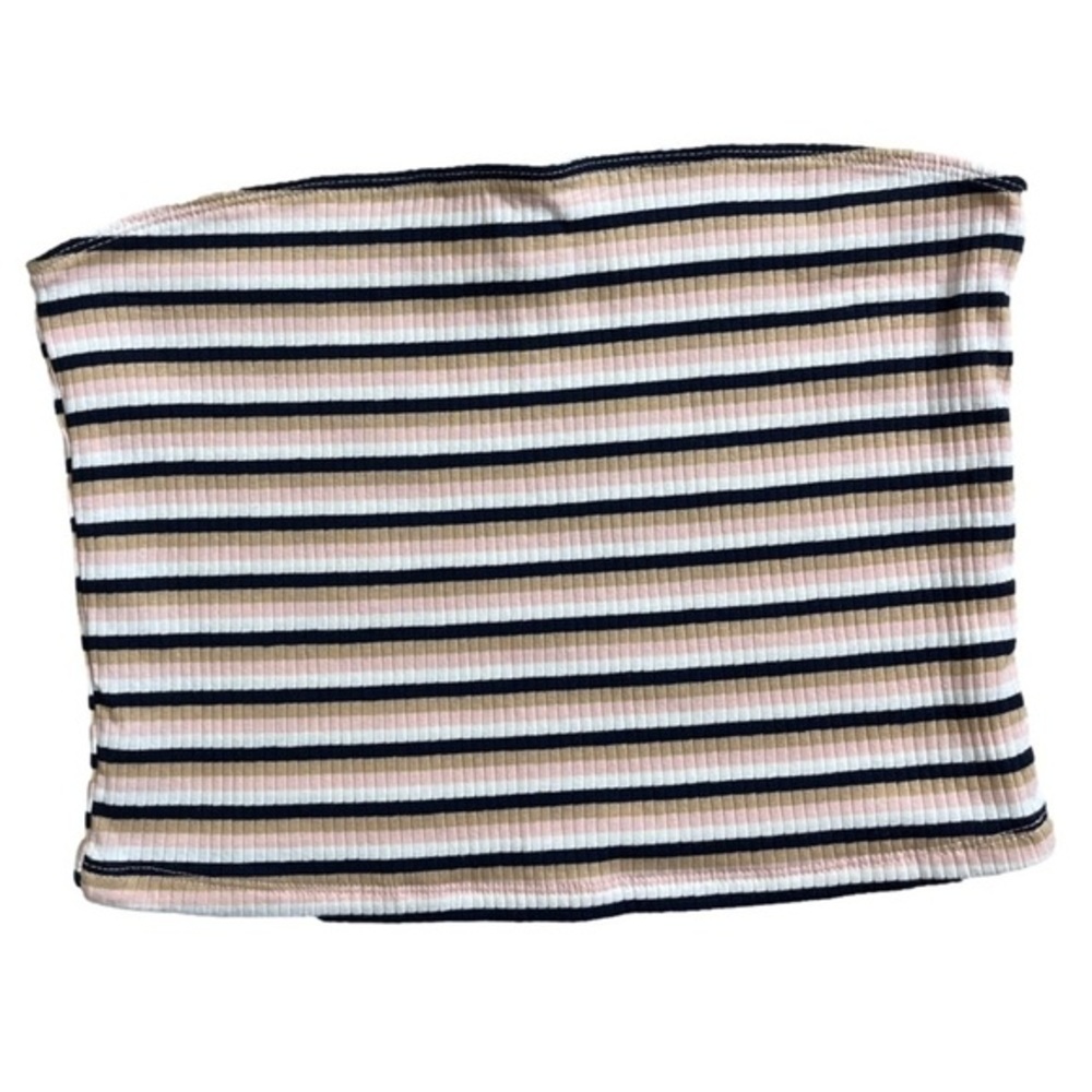 ⭐️ Hollister striped crop top- size L